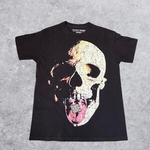 Edgy Black Skull Graphic Tee